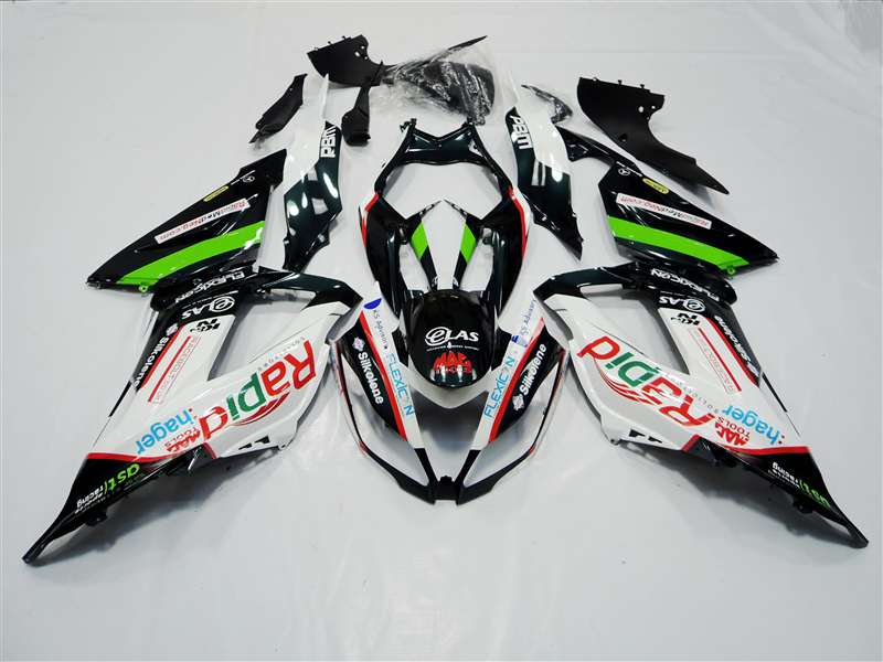 Motorcycle Fairings Kit - 2013-2018 Kawasaki ZX6R Race Style Fairings | # 3161-23 NK61317-2 Motorcycle Fairings Kit - 2013-2018 Kawasaki ZX6R Race Style Fairings | # 3161-23 NK61317-2