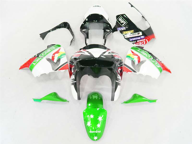 Motorcycle Fairings Kit - 2002-2003 Kawasaki ZX9R Eurobet Race Green Fairings | NK90203-10 Motorcycle Fairings Kit - 2002-2003 Kawasaki ZX9R Eurobet Race Green Fairings | NK90203-10