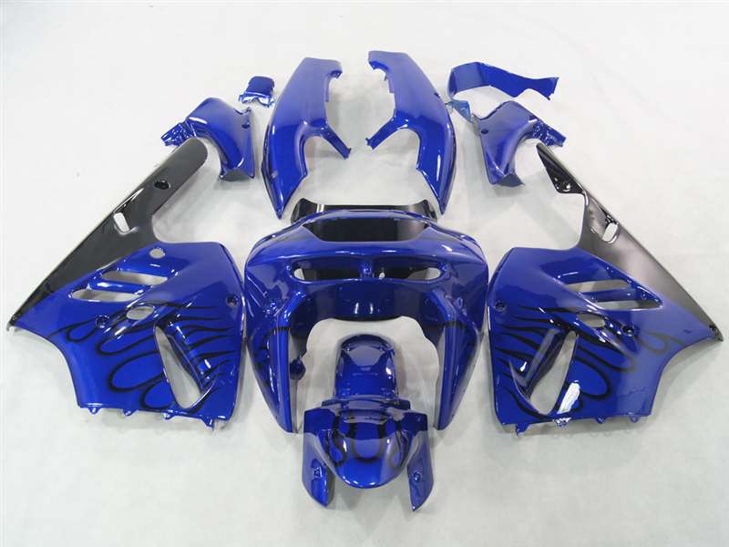 Motorcycle Fairings Kit - 1994-1997 Kawasaki ZX9R Deep Blue/Black Fairings | NK99497-5 Motorcycle Fairings Kit - 1994-1997 Kawasaki ZX9R Deep Blue/Black Fairings | NK99497-5