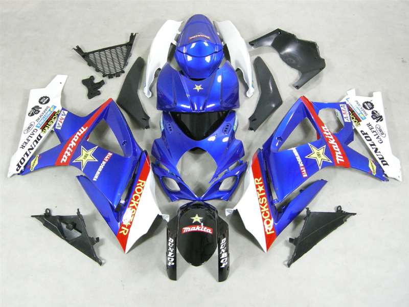 Motorcycle Fairings Kit - 2007-2008 Suzuki GSXR 1000 Makita Fairings | NS10708-10 Motorcycle Fairings Kit - 2007-2008 Suzuki GSXR 1000 Makita Fairings | NS10708-10