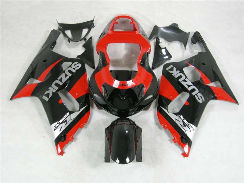 Motorcycle Fairings Kit - 2000-2003 Suzuki GSXR 600 750 Black/Red OEM Style Fairings | NS60003-18 Motorcycle Fairings Kit - 2000-2003 Suzuki GSXR 600 750 Black/Red OEM Style Fairings | NS60003-18