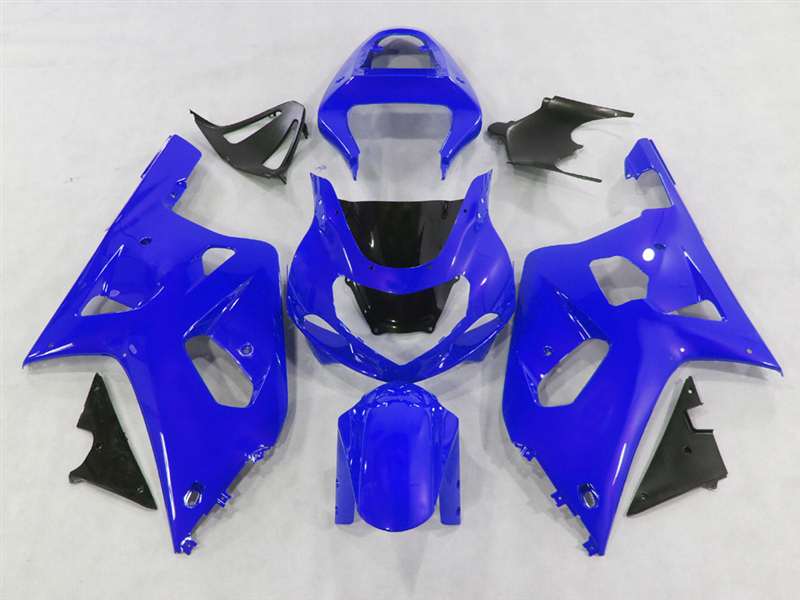 Motorcycle Fairings Kit - Solid Blue 2000-2003 Suzuki GSXR 600 750 Motorcycle Fairings | NS60003-2 Motorcycle Fairings Kit - Solid Blue 2000-2003 Suzuki GSXR 600 750 Motorcycle Fairings | NS60003-2