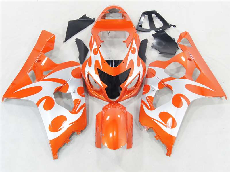 Motorcycle Fairings Kit - Orange Tribal 2004-2005 Suzuki GSXR 600 750 Motorcycle Fairings | NS60405-27 Motorcycle Fairings Kit - Orange Tribal 2004-2005 Suzuki GSXR 600 750 Motorcycle Fairings | NS60405-27