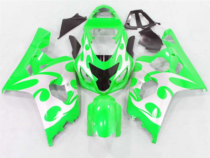 Motorcycle Fairings Kit - 2004-2005 Suzuki GSXR 600 750 Neon Green Tribal Fairings | NS60405-28 Motorcycle Fairings Kit - 2004-2005 Suzuki GSXR 600 750 Neon Green Tribal Fairings | NS60405-28