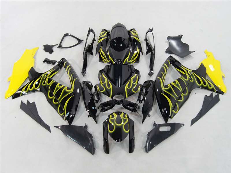 Motorcycle Fairings Kit - 2008-2010 Suzuki GSXR 600 750 Yellow Blaze Fairing | NS60810-14 Motorcycle Fairings Kit - 2008-2010 Suzuki GSXR 600 750 Yellow Blaze Fairing | NS60810-14