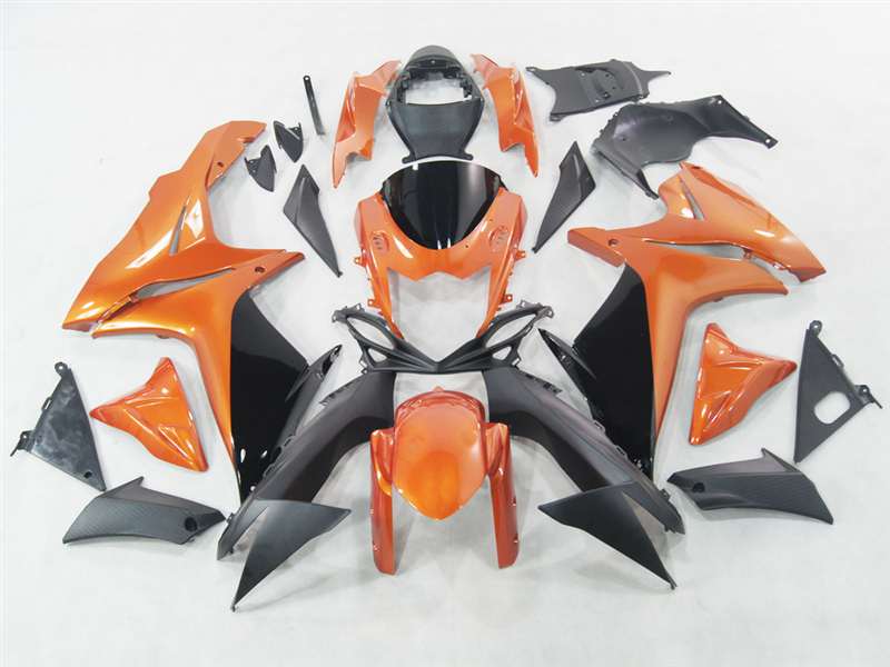 Motorcycle Fairings Kit Suzuki GSXR 600 750 Burnt Orange 2011-2027 | Orange Fairings | #NS61117-5 Motorcycle Fairings Kit Suzuki GSXR 600 750 Burnt Orange 2011-2027 | Orange Fairings | #NS61117-5