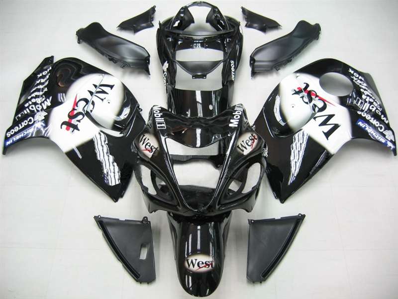 Motorcycle Fairings Kit - 2008-2020 Suzuki GSX1300R Hayabusa WEST Fairings | NSH0817-3 Motorcycle Fairings Kit - 2008-2020 Suzuki GSX1300R Hayabusa WEST Fairings | NSH0817-3