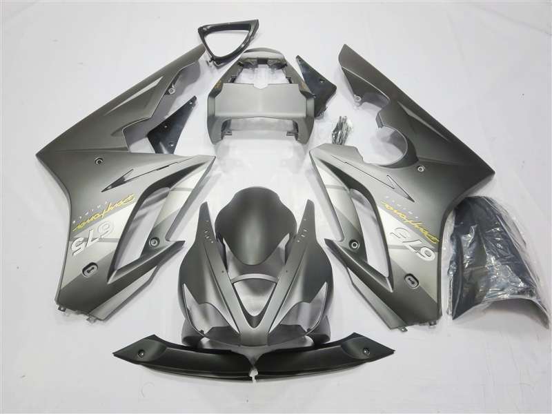 Motorcycle Fairings Kit - 2006-2008 Triumph Daytona 675 Matte Silver Fairings | NT60608-16 Motorcycle Fairings Kit - 2006-2008 Triumph Daytona 675 Matte Silver Fairings | NT60608-16