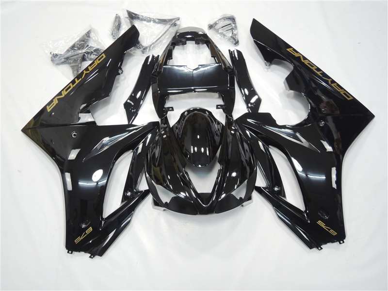 Motorcycle Fairings Kit - 2009-2012 Triumph Daytona 675 Pure Black Motorcycle Fairings | NT60912-4 Motorcycle Fairings Kit - 2009-2012 Triumph Daytona 675 Pure Black Motorcycle Fairings | NT60912-4