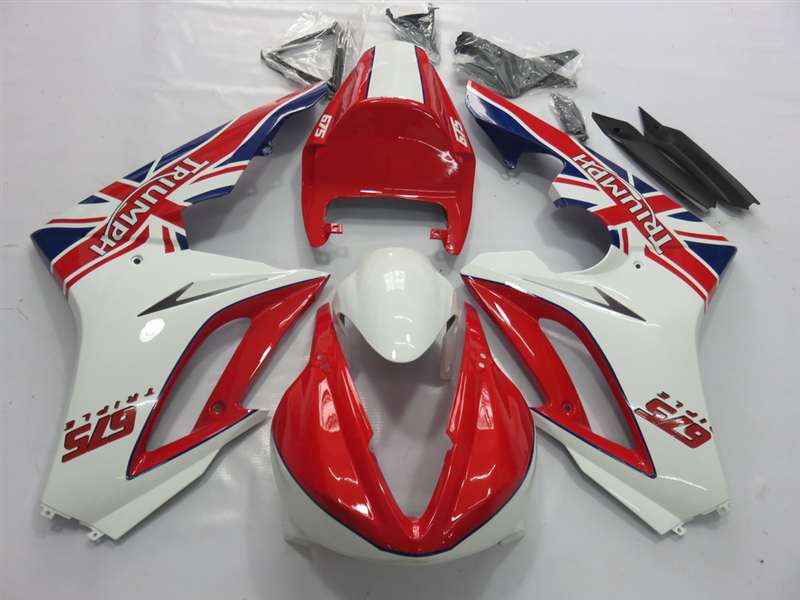 Motorcycle Fairings Kit - Gloss Red 2009-2012 Triumph Daytona 675 Motorcycle Fairings | NT60912-6 Motorcycle Fairings Kit - Gloss Red 2009-2012 Triumph Daytona 675 Motorcycle Fairings | NT60912-6