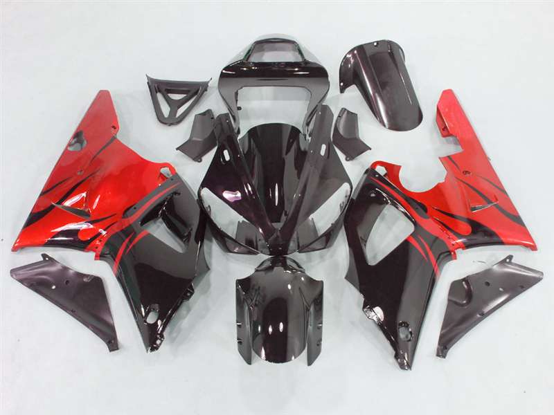Motorcycle Fairings Kit - 2000-2001 Yamaha YZF R1 OEM Style Red Fairings | NY10001-29 Motorcycle Fairings Kit - 2000-2001 Yamaha YZF R1 OEM Style Red Fairings | NY10001-29