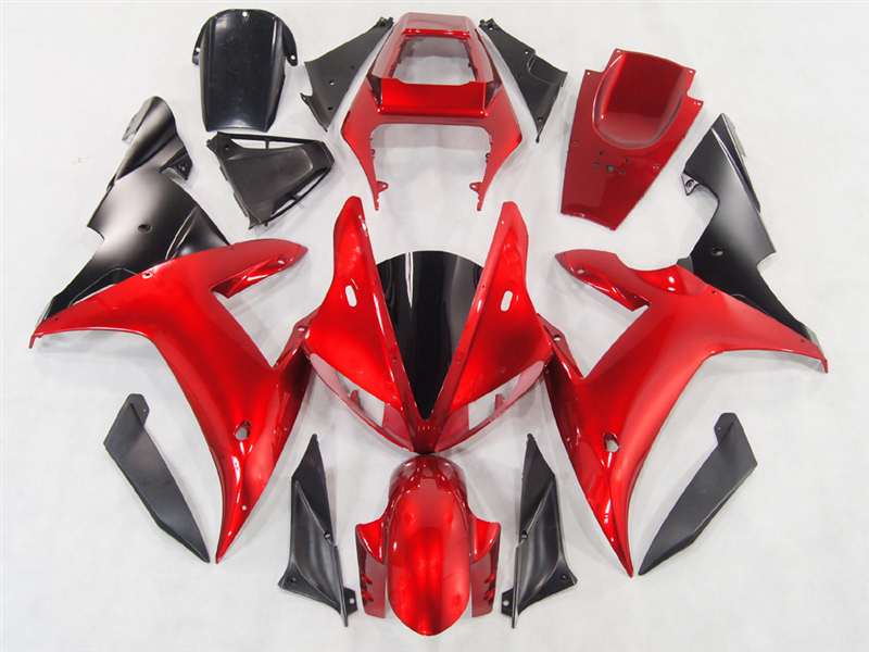 Motorcycle Fairings Kit - 2002-2003 Yamaha YZF R1 Candy Red Fairings | NY10203-2 Motorcycle Fairings Kit - 2002-2003 Yamaha YZF R1 Candy Red Fairings | NY10203-2