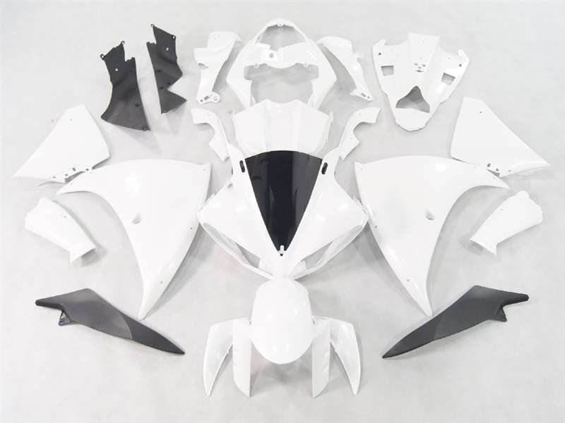 Motorcycle Fairings Kit - 2009-2011 Yamaha YZF R1 Glossy White Fairings | NY10911-4