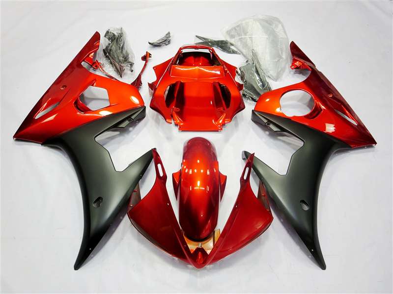 Motorcycle Fairings Kit - Burnt Orange Yamaha 2003-2005 YZF R6 and 2006-2009 R6S Motorcycle Fairings | NY60305-4