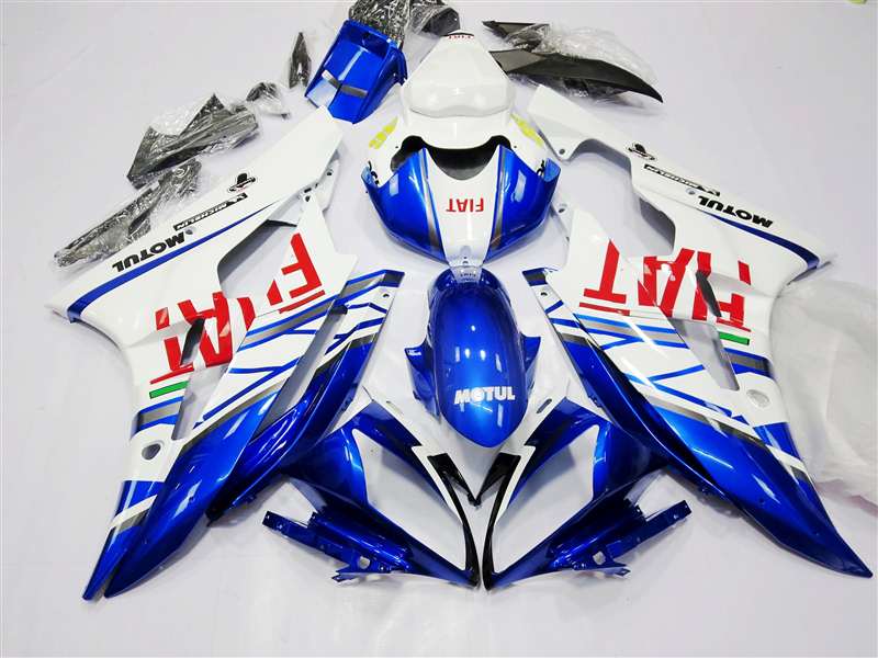Motorcycle Fairings Kit - 2006-2007 Yamaha YZF R6 Blue FIAT Fairings | NY60607-24 Motorcycle Fairings Kit - 2006-2007 Yamaha YZF R6 Blue FIAT Fairings | NY60607-24