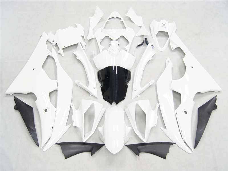 Motorcycle Fairings Kit - Gloss White Yamaha YZF-R6 2008-2016 Fairing Kit | NY60816-1 Motorcycle Fairings Kit - Gloss White Yamaha YZF-R6 2008-2016 Fairing Kit | NY60816-1