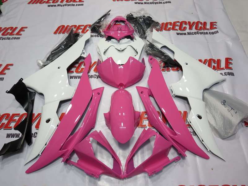 Motorcycle Fairings Kit - Pink Yamaha YZF-R6 2008-2016 Fairing Kit | NY60816-3 Motorcycle Fairings Kit - Pink Yamaha YZF-R6 2008-2016 Fairing Kit | NY60816-3