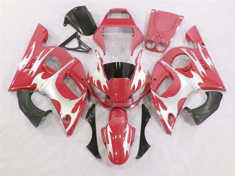 Motorcycle Fairings Kit - 1998-2002 Yamaha YZF R6 Red/Silver Tribal Fairings | NY69802-38 Motorcycle Fairings Kit - 1998-2002 Yamaha YZF R6 Red/Silver Tribal Fairings | NY69802-38
