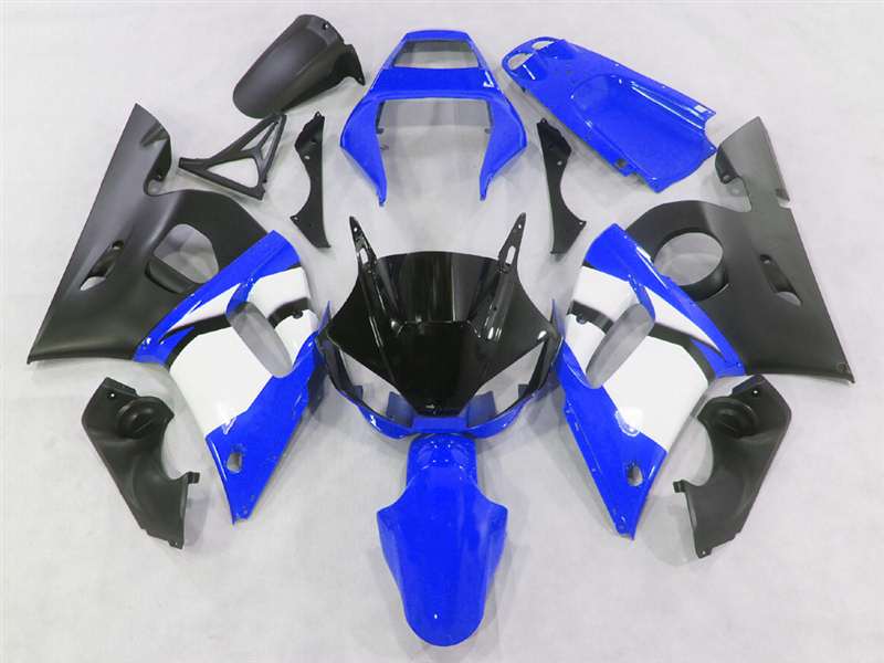 Motorcycle Fairings Kit - 1998-2002 Yamaha YZF R6 Hybrid Blue Fairings | NY69802-4 Motorcycle Fairings Kit - 1998-2002 Yamaha YZF R6 Hybrid Blue Fairings | NY69802-4