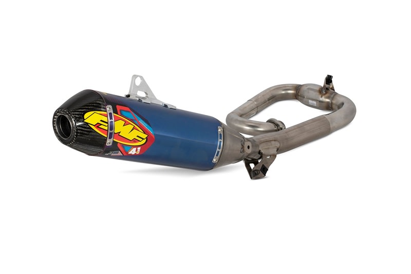 FMF Factory 4.1 RCT Full System Anodized Titanium with Carbon End Cap FMF Factory 4.1 RCT Full System Anodized Titanium with Carbon End Cap