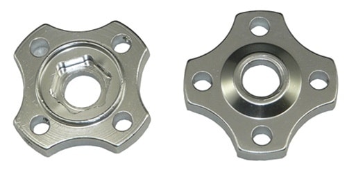 Preload Adjusters (2 pack), Anodized Silver Aluminum (Product code: PAD101SI)
