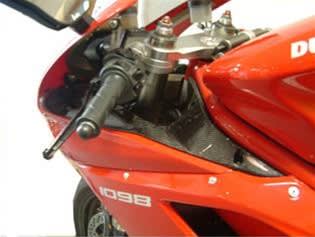 Ducati 848 1098 1198 Dash Panels (pair) - Real Carbon Fiber