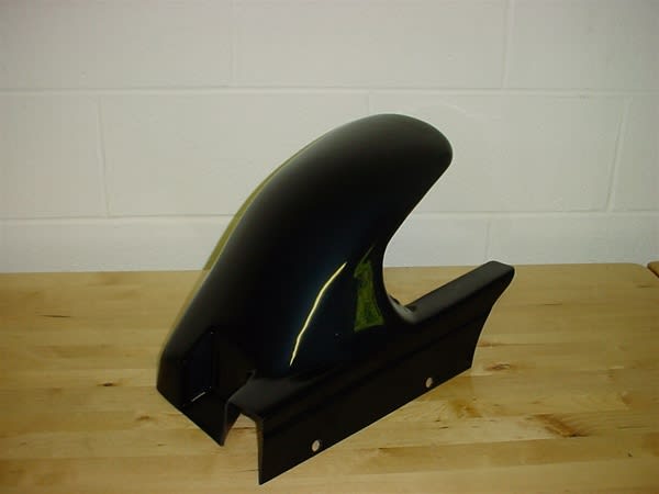 Kawasaki ZX6R (00-02) / ZZR600 (05-Present) Rear Hugger - Black