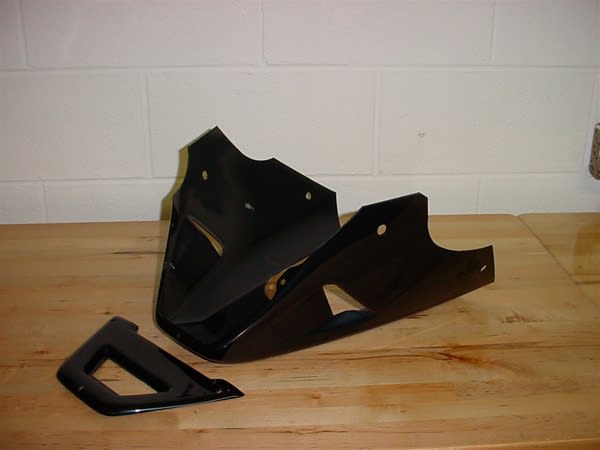 Motorcycle Fairings Kit - Suzuki Bandit 1200 (01+) Bellypan Black