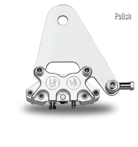 Rear 4-Piston Caliper & Bracket Custom Applications Rear 4-Piston Caliper & Bracket Custom Applications
