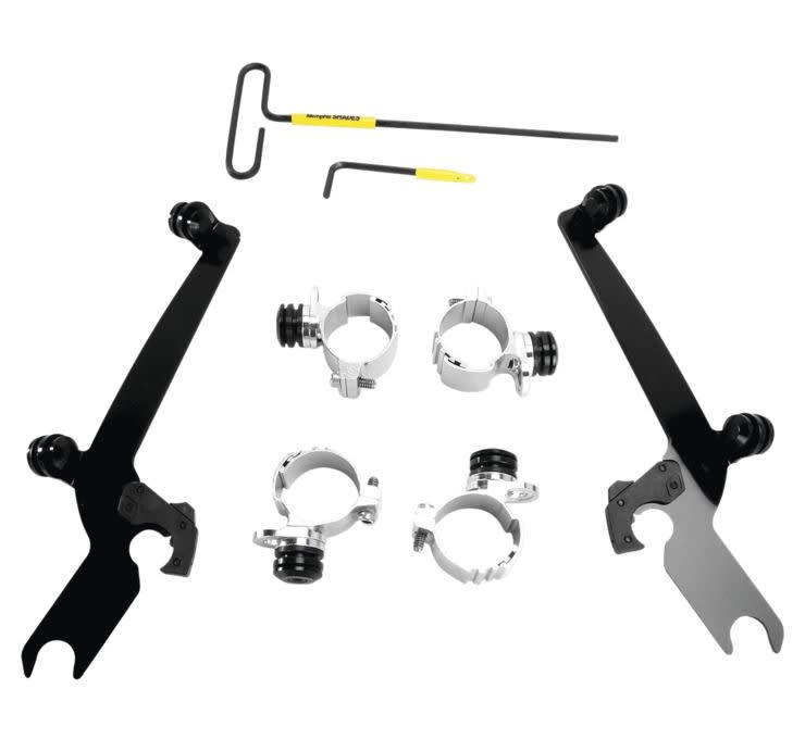 Memphis Shades Sportshield Trigger-Lock For Harley Davidson - Mount Kit - Black Memphis Shades Sportshield Trigger-Lock For Harley Davidson - Mount Kit - Black