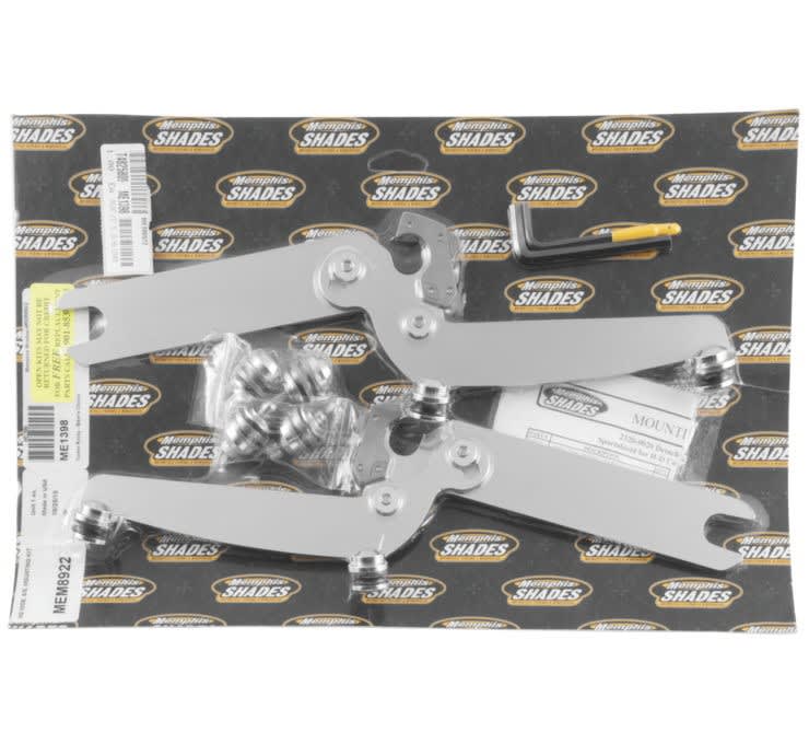 Memphis Shades Sportshield Trigger-Lock For Harley Davidson - Mount Kit - Polished Memphis Shades Sportshield Trigger-Lock For Harley Davidson - Mount Kit - Polished