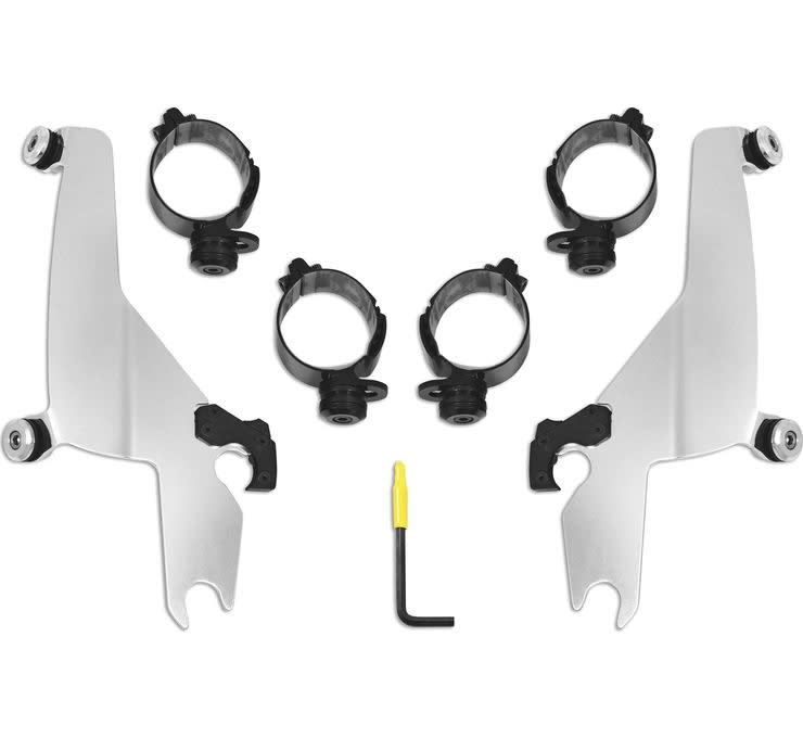 Memphis Shades Sportshield Trigger-Lock For Harley Davidson - Mount Kits - Polished Memphis Shades Sportshield Trigger-Lock For Harley Davidson - Mount Kits - Polished