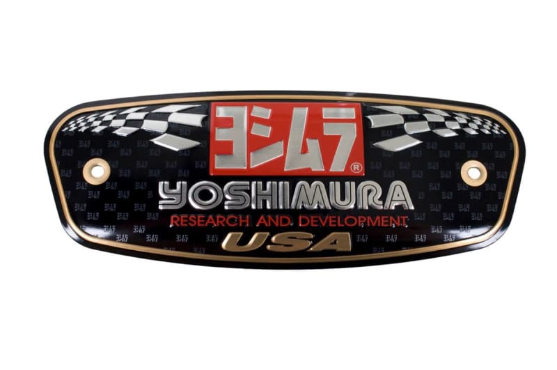 Yoshimura MUFFLER NAME BADGE R77