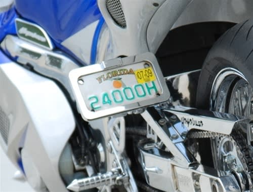 Chrome License Plate Bracket Chrome License Plate Bracket
