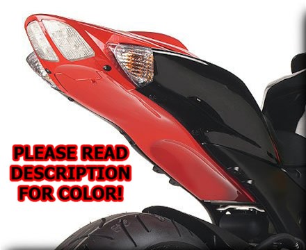 Hotbodies GSXR 750 (07) ABS Undertail w/ Built In LED License Plate Light - Phantom Gray Hotbodies GSXR 750 (07) ABS Undertail w/ Built In LED License Plate Light - Phantom Gray