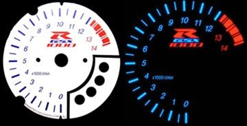 Suzuki GSXR 1000 03-04 Reverse Style Illumiglo Gauges (Product Code # SRP0762) Suzuki GSXR 1000 03-04 Reverse Style Illumiglo Gauges (Product Code # SRP0762)