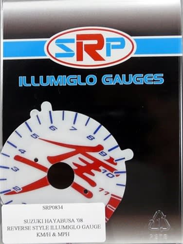 Suzuki Hayabusa 2008-Present Reverse Style Illumiglo Gauges (Product Code # SRP0834)