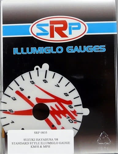 Suzuki Hayabusa 2008-Present Standard Style Illumiglo Gauges (Product Code # SRP0835) Suzuki Hayabusa 2008-Present Standard Style Illumiglo Gauges (Product Code # SRP0835)