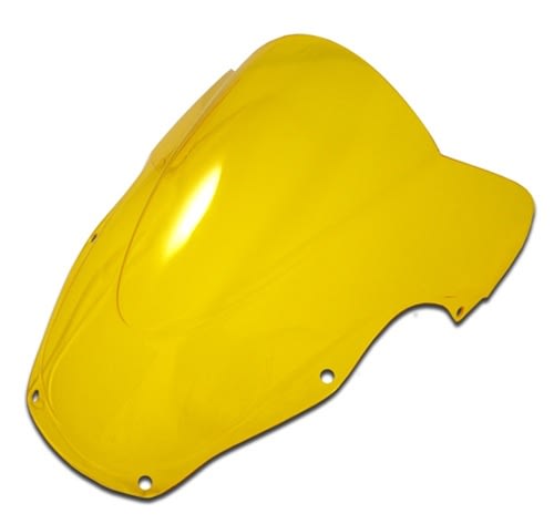 GSXR 600 (01-03), 750 (00-03), 1000 (01-02) Yelllow R Series Performance Windscreen (product code# SW-2001Y)