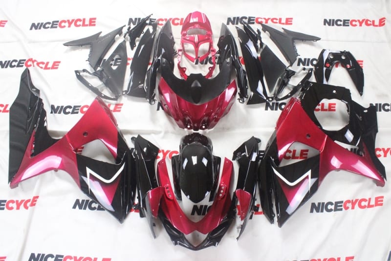 Motorcycle Fairings Kit - Maroon/Black 2009-2016 Suzuki GSXR 1000 Motorcycle Fairings | SZK7 Motorcycle Fairings Kit - Maroon/Black 2009-2016 Suzuki GSXR 1000 Motorcycle Fairings | SZK7