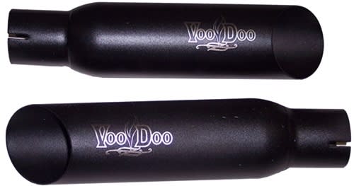 Black VooDoo Dual Exhaust for Suzuki Hayabusa (08-Present) (Product code: VEBUSAK8B) Black VooDoo Dual Exhaust for Suzuki Hayabusa (08-Present) (Product code: VEBUSAK8B)