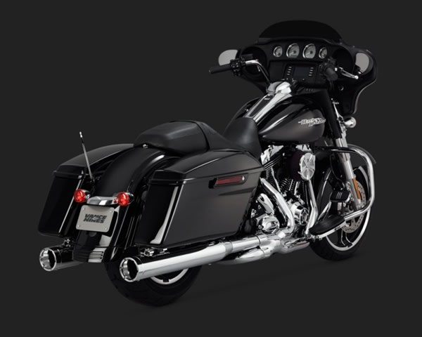 Harley Touring Chrome Monster Rounds Exhaust Harley Touring Chrome Monster Rounds Exhaust