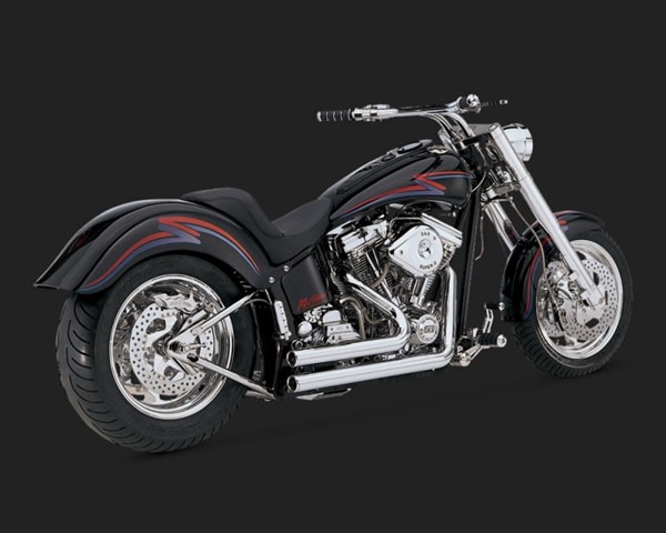 Harley Softail '86-'06 Chrome Shortshots Exhaust Harley Softail '86-'06 Chrome Shortshots Exhaust