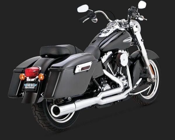 Harley Dyna Pro Pipe Chrome Exhaust Harley Dyna Pro Pipe Chrome Exhaust