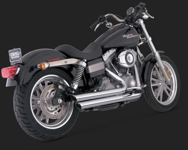 Harley Dyna Big Shots Staggered Exhaust