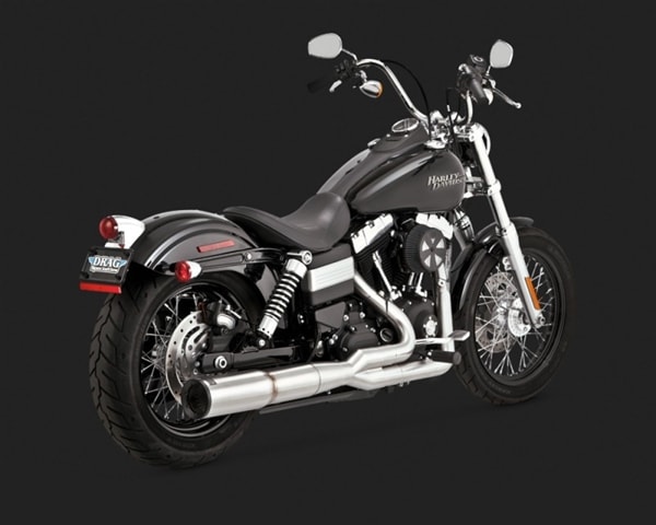 Harley Dyna Stainless Hi-Output 2-Into-1 Exhaust Harley Dyna Stainless Hi-Output 2-Into-1 Exhaust