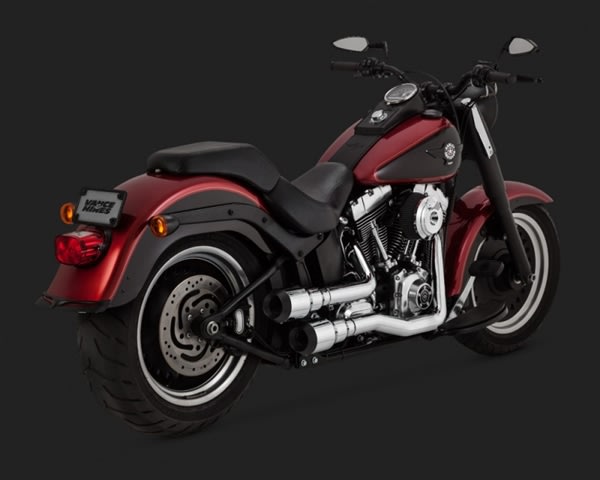Harley Softail Hi-Output Grenades 2-Into-2 Exhaust