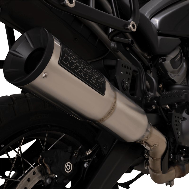 Harley RA1250 Pan America/RA1250S Pan America Special 2021-2023 Adventure Hi-Output 450 Slip-On Exhaust (Stainless Finish) by Vance & Hines