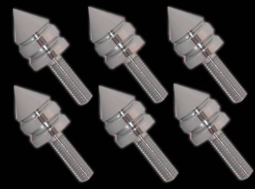 SBL Windscreen Spikes Mounting Bolts in Chrome or Black from Sixty61