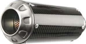 HOTBODIES Kawasaki Ninja ZX-10R 2008-2010 MGP Exhaust Slip On Carbon Fiber Stainless End Cap